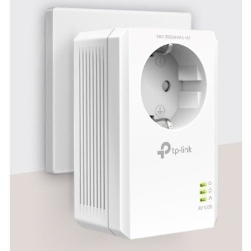 TP-Link TL-PA7017P KIT AV1000 Gigabit Passthrough Powerline Starter Kit