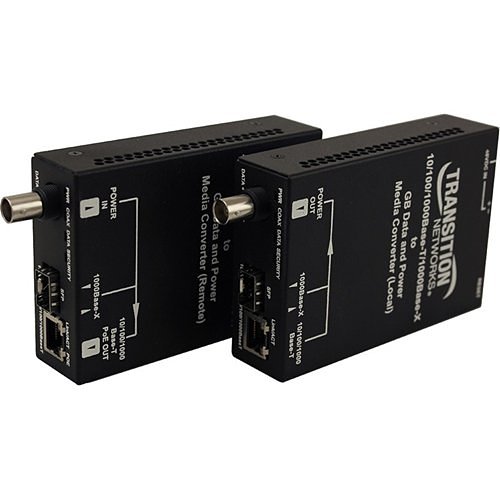 Lantronix EOCPSE4020-110 Ethernet Over Coax Extender with PoE