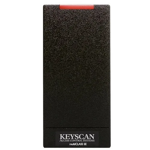 Keyscan KRP10SE MultiCLASS R10 SE Reader, Dual Frequency 13.56 MHz and 125 kHz, Mullion Mount, Black