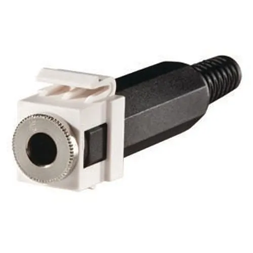 Ortronics OR-KS14ST-88 Ortronics KS14ST-88 1/4" Keystone Stereo Jack, Cloud White