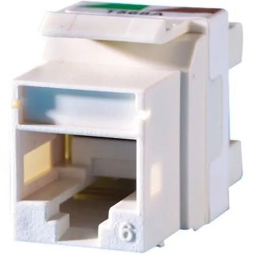 Ortronics KS6A-00 CAT6 Keystone Jack, Black