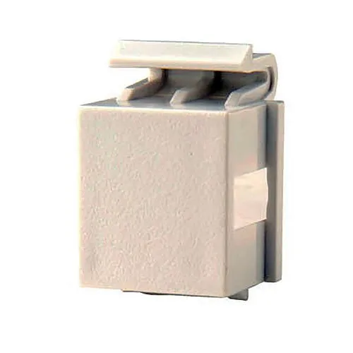 Ortronics KSB10-88 Blank Keystone Jack Insert, Cloud White