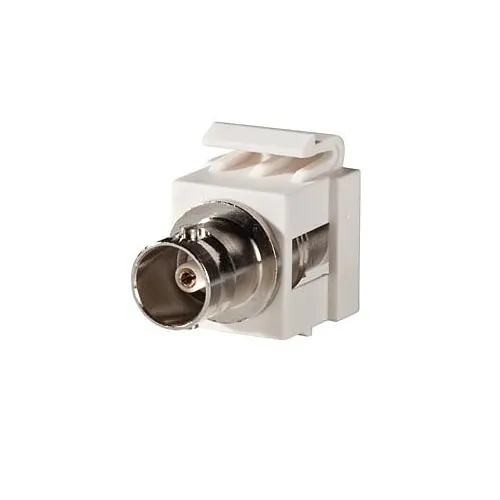 Ortronics KSBNC75 Keystone BNC Feedthru 75 Ohm Connectors, White