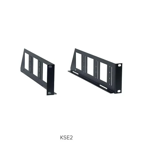 Lowell KSE2 Knockdown Rack Shelf Replacement Sides, 2U RS, 16-Gauge Steel