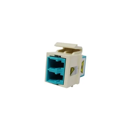 Ortronics KSLCMM50-99 Keystone Line Card 1 Duplex OM3 Aqua Adapter