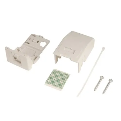 Siemon KSM1-02-NN Surface Mount Box Keystone, 1 Opening, White