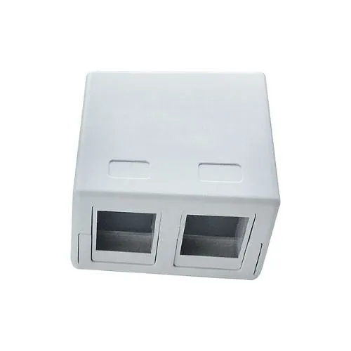 Skykit KSM2-02-NN 2-Port Surface Mount Box, White
