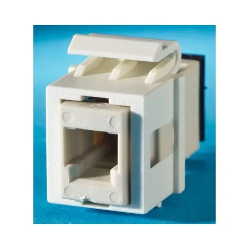 Ortronics KSMTRJ-99 Keystone MTRJ Fiber Multimode Wallplate, Ivory