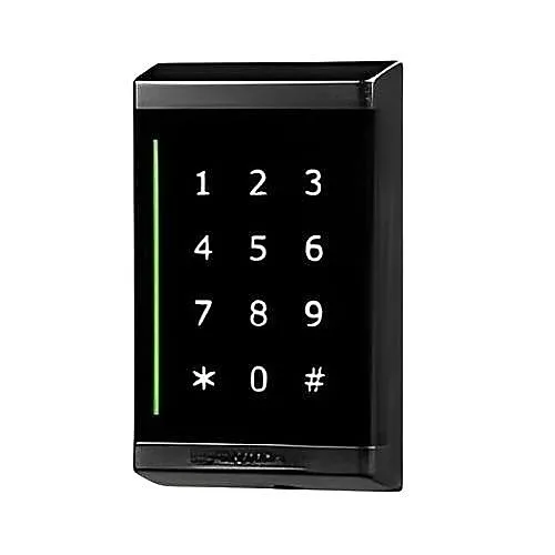 Kantech KT-SG-MT-KP2 Multi-Technology Smartcard Keypad Reader, Single Gang, 13.56 MHz + 125 kHz