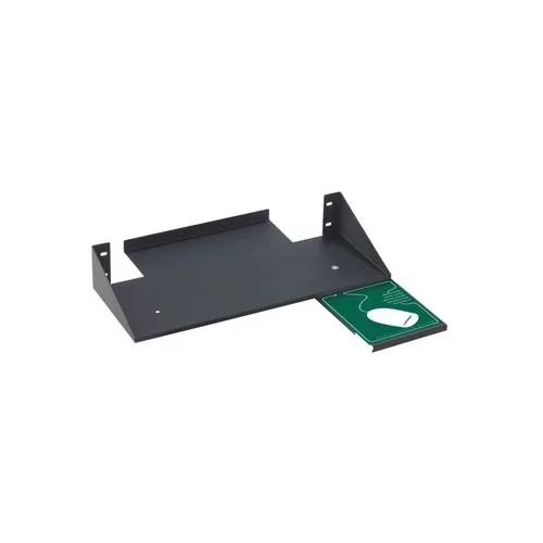 Ortronics KTR19-DR KYBRD Tray Mouse Pad, Dual Rubberized,  Black