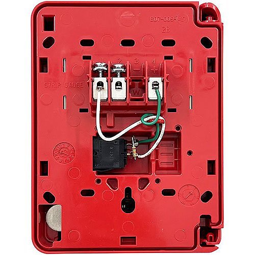 Fire-Lite W-BG12LX SWIFT Wireless Addressable Pull Station, Includes Four CR123A Batteries