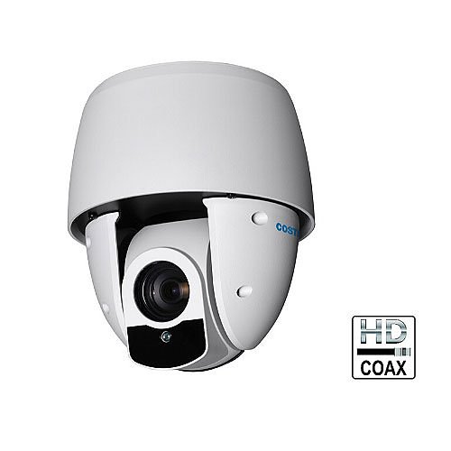 Costar CDT2H20IPZ 2MP HDoC PTZ Camera, 20x Optical Zoom, White