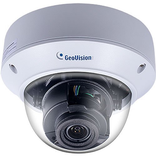 GeoVision GV-TVD4810 AI 4MP Super Low Lux WDR Pro IR Vandal Proof IP Dome Camera, 2.7-13.5mm, White