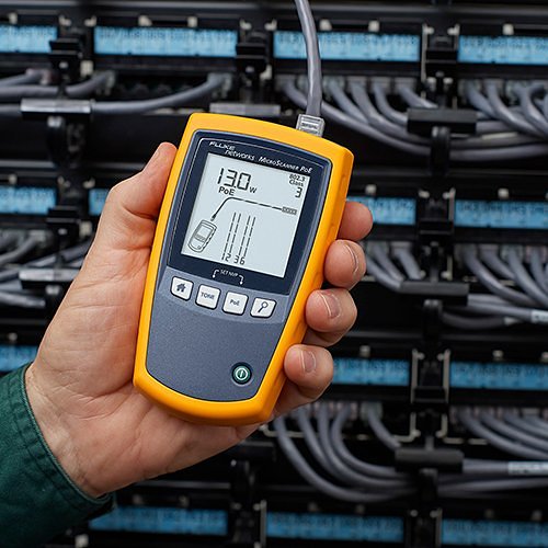 Fluke MS-POE MicroScanner POE Cable Verifier with MS-POE Wiremap Adapter