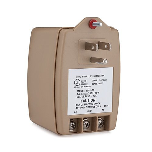 Honeywell Home 1361-GT Plug-In Transformer, 16.5VAC, 40VA