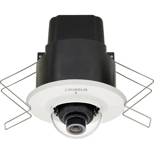 Hanwha XND-8020F Wisenet X-Series 5MP Flush-Mount Indoor Dome Camera, 3.7mm Fixed Lens