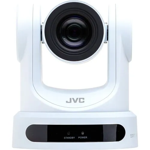 JVC KY-PZ200 HD PTZ Remote Camera with 20x Optical Zoom, White