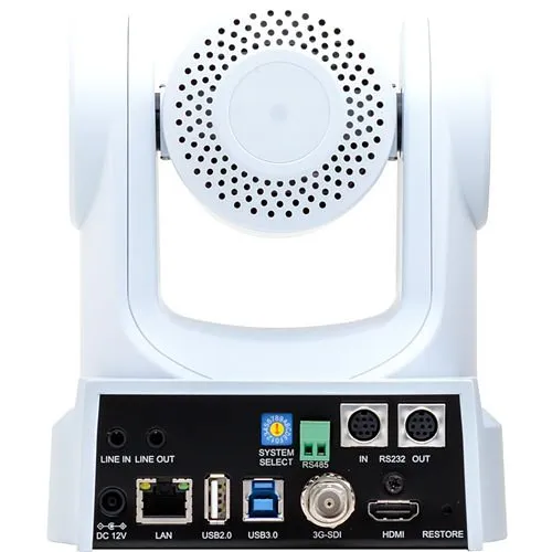 JVC KY-PZ200WU HD PTZ Remote Camera with 20x Optical Zoom, White