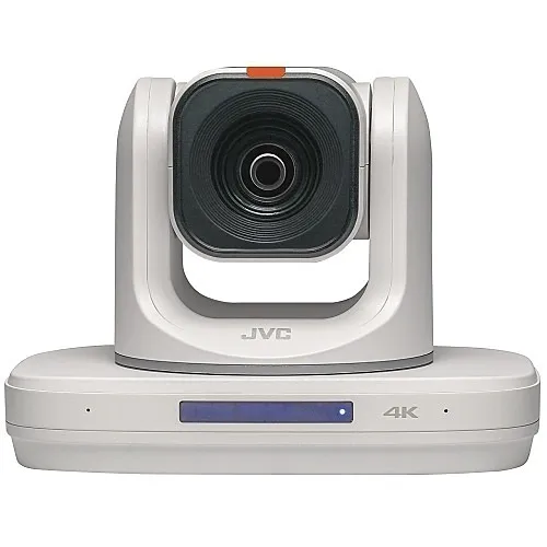 JVC KY-PZ540NWU Full Resolution Zoom 4K 60fps NDI / HEVC Auto-Tracking PTZ Camera With 3G-SDI / HDMI / USB / IP Output, White