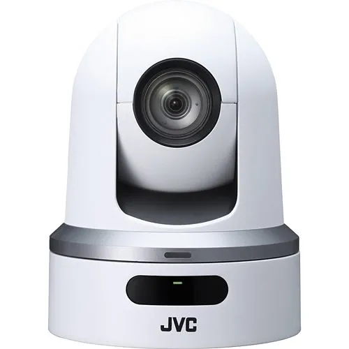 JVC KY-PZ100 Robotic PTZ Network Video Production Camera, White with NDI Converter White