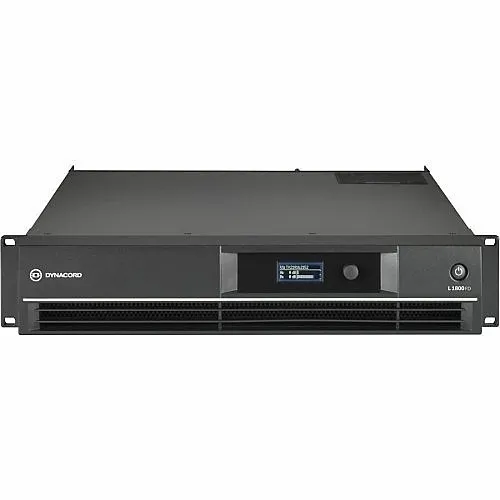 Dynacord L1800FD DSP x 950W Power Amplifier for Live Performance Applications, Black
