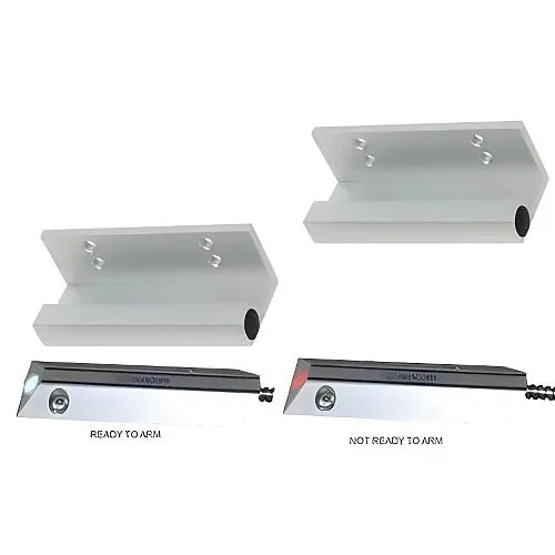 Nascom L205A/STBR Overhead Door LED Switch with L-Shape Magnet featuring No Dead Spot, Blue/Red LED