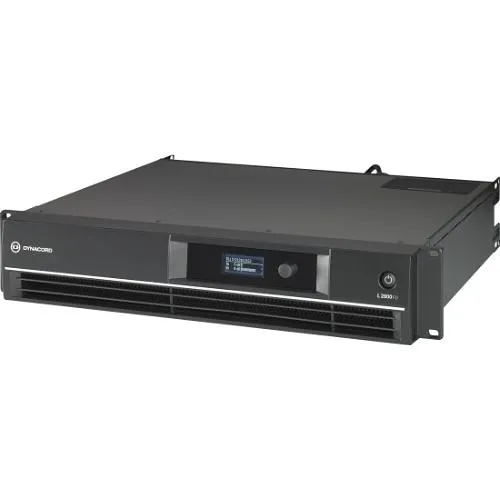 Dynacord L2800FD DSP Series 2-Channel 1400W Power Amplifier for Live Performance Applications