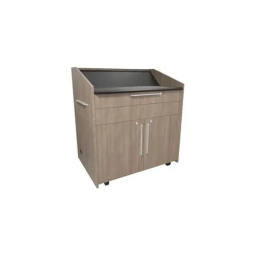 Middle Atlantic L5KCB2SEHA0ZP002 L5 Series 2-Drawers Pre-Configured Lectern Finishing Kit, 43" Wide, 5th Ave Elm