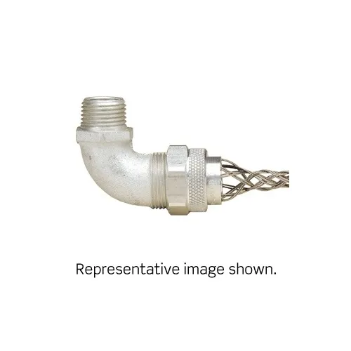 Leviton L7782 Deluxe Cord Sealing Strain-Relief, .875-1.000", 90°, Male