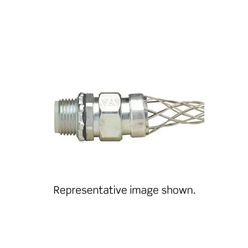 Leviton L7912 Strain-Relief Grip, Liquid-Tight Metal Core, 12", Male