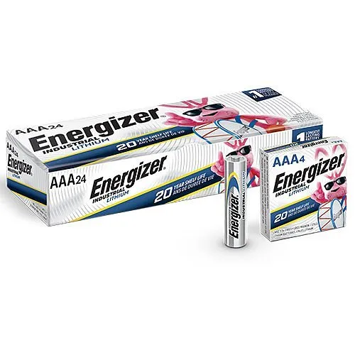 Energizer L92 1.5V Cylindrical Ultimate Lithium AAA Batteries, 24-Pack (L92.H4DIS)