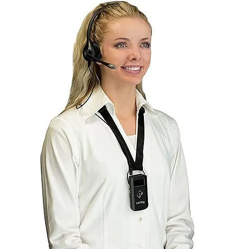 Listen Technologies LA-452 Headset 2, Over Head with Boom Mic