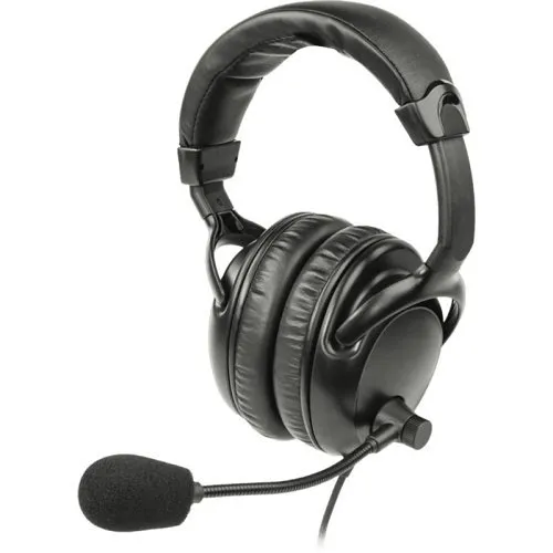 Listen Technologies LA-454 Headset 4, Over Ears Dual with Boom Mic