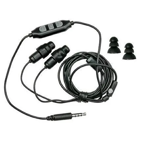 Listen Technologies LA-456 Protective Earbuds with Microphone