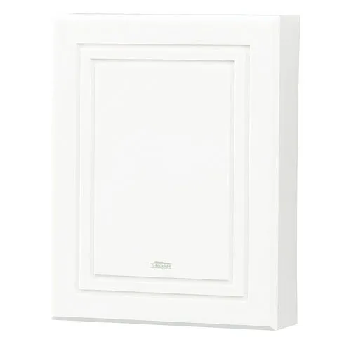 NuTone LA100WH Decorative Wired Doorbell, White