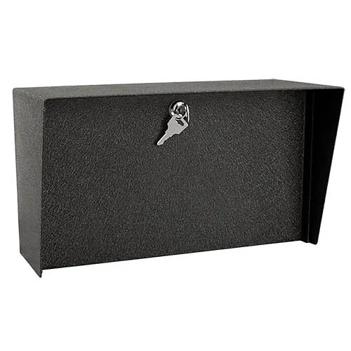 Pedestal Pro LANDO-CS-14X8-E 14" 8" Landscape Steel Housing, Black