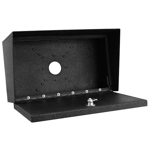 Pedestal Pro LANDO-CS-14X8-E 14" x 8" Landscape Steel Housing, Black