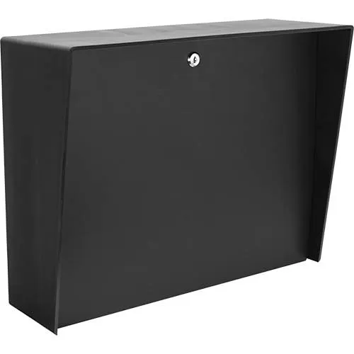 Pedestal Pro LANDO-PC-20X16-E-BLK 20" 16" Polycarbonate Housing, Black