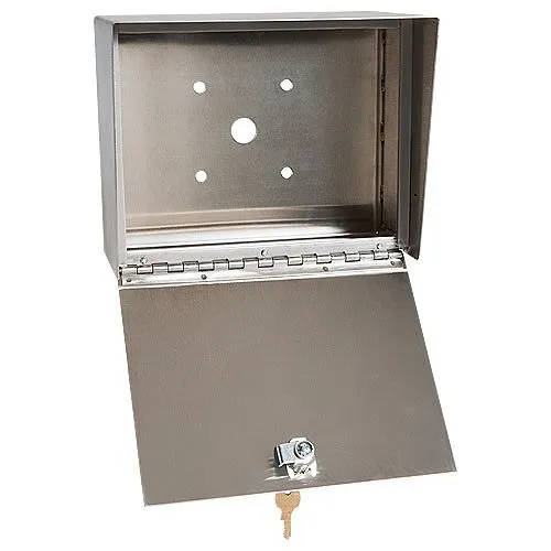 Pedestal Pro LANDO-SS-10X8-E 10" x 8" Landscape Stainless Steel Housing