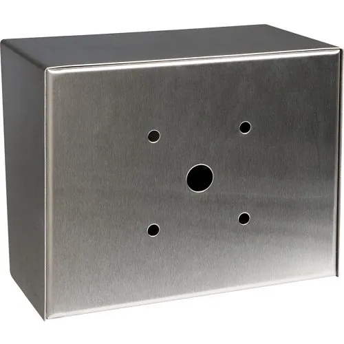 Pedestal Pro LANDO-SS-10X8-E 10" x 8" Landscape Stainless Steel Housing