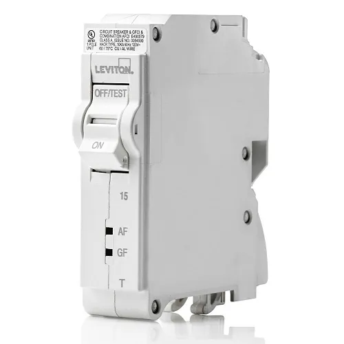 Leviton LB115-DFT 15A 1-Pole Thermal Magnetic AFCI / GFCI Branch Circuit Breaker