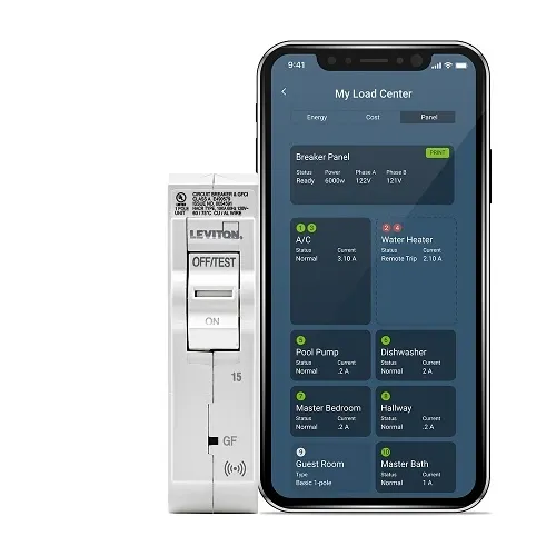 Leviton LB115-ES 15A 1-Pole Smart GFPE Hydraulic Magnetic Branch Circuit Breaker