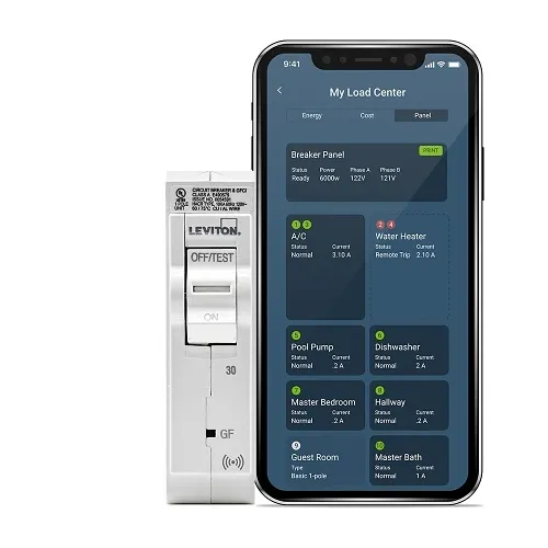 Leviton LB130-ES 30A 1-Pole Smart GFPE Hydraulic Magnetic Branch Circuit Breaker