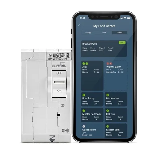 Leviton LB225-S 25A 2-Pole Smart Branch Circuit Breaker