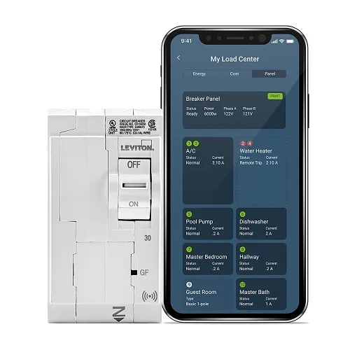 Leviton LB230-ES 30A 2-Pole Smart GFCI Hydraulic Magnetic Branch Circuit Breaker