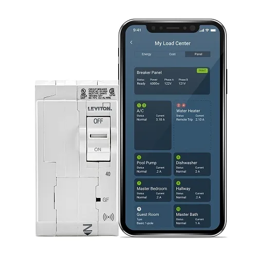 Leviton LB240-GS 40A 2-Pole Smart GFCI Hydraulic Magnetic Branch Circuit Breaker