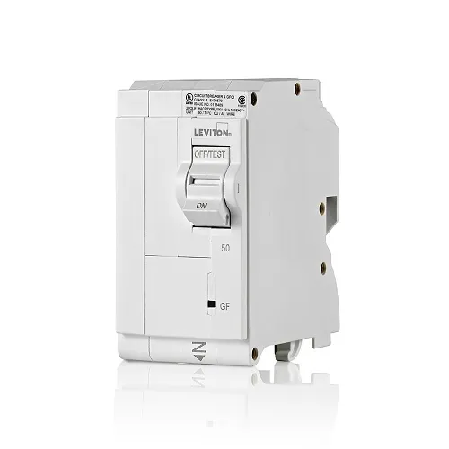 Leviton LB250-G 50A 2-Pole GFCI Hydraulic Magnetic Branch Circuit Breaker