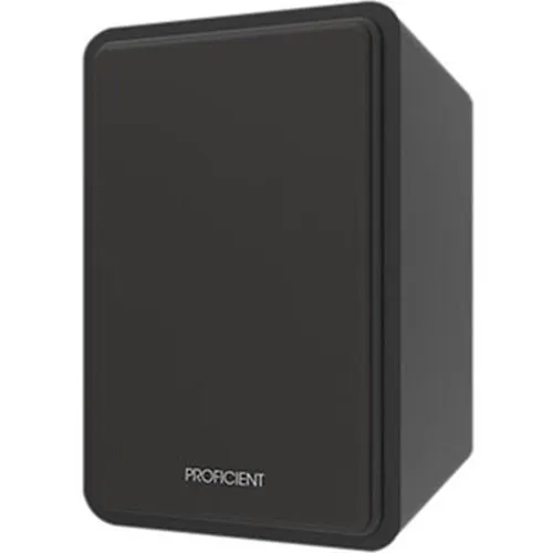 PROFICIENT LB62 6" Protege Bookshelf Speakers with Removable Black Grilles, Matte Black, Pair