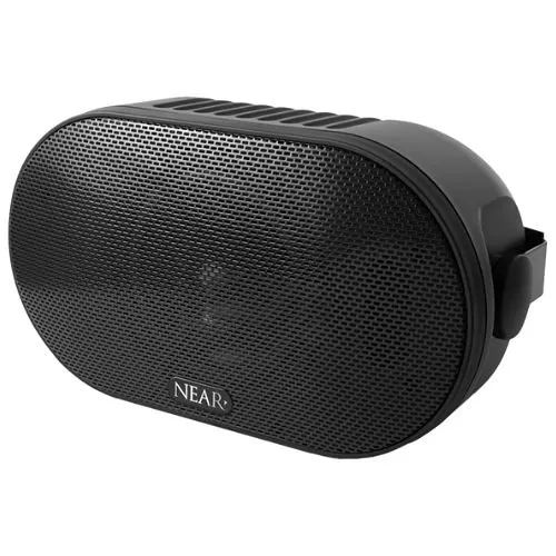 Bogen LB8TW 8" 2-way Weatherproof Loudspeaker with Built-in 70V Transformer, Pair, Black