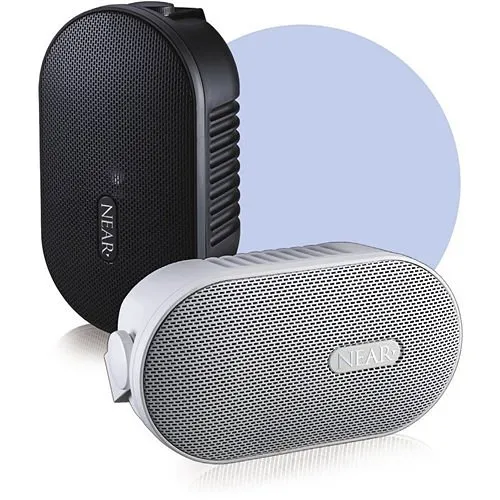 Bogen LB8TW 8" 2-way Weatherproof Loudspeaker with Built-in 70V Transformer, White